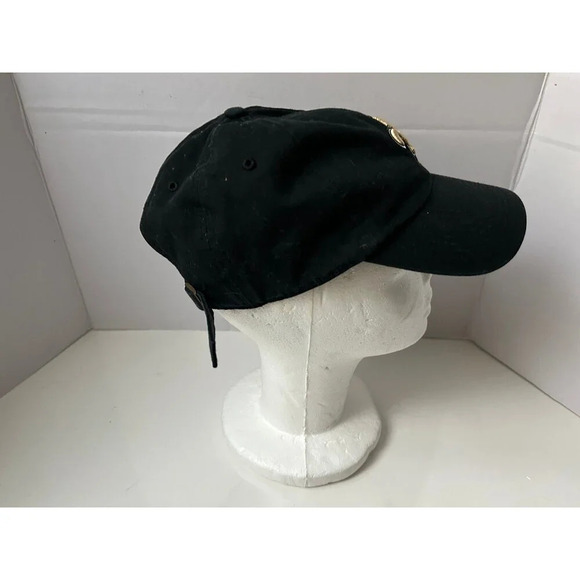 New Orleans Saints Black with embroidered gold logo hat cap - Picture 4 of 6